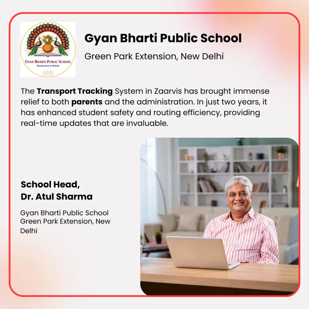 School Head review image from Gyan Bharti Public School, Delhi